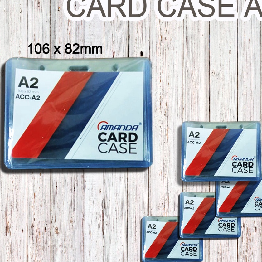

[✓☆HQ.K] Card Case A2 AMANDA / Name Tag Tebal ( 20 pcs) -terviral..!