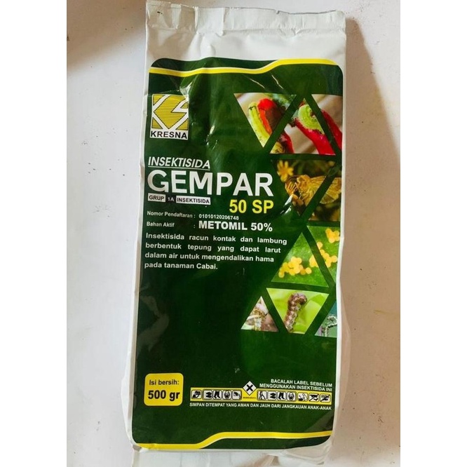 Insektisida GEMPAR 50SP 500gr Metomil 50% Efektif Membasmi Hama Ulat