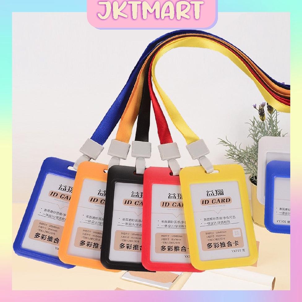 

Termurah Jktmart Name Tag + Tali Id Card Holder Larnyard R814