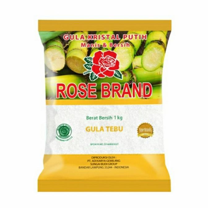 

~@~@~@~@] Rose Brand Gula Pasir 1kg kuning