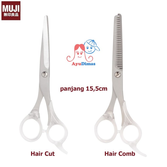 

Bestseller Muji - Hair Cut / Comb Scissors - Gunting Rambut