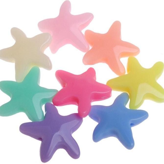 

@@@@] 1 PACK ACRYLIC BEADS COLORFUL MIX COLORS MANIK-MANIK