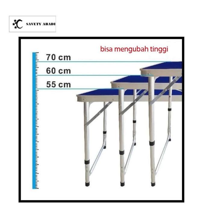 Murah Sa Meja Lipat Koper Hpl Aluminium-Meja Lipat Portable - Kaki Bul