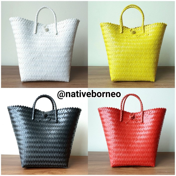 Kana Bag Polos - Tas Belanja Anyaman, Tas Parcel, Tas Hampers Parsel