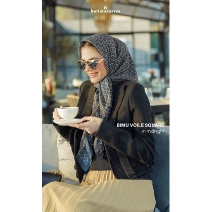 Sale Bimu Series Buttonscarves Midnight Termurah