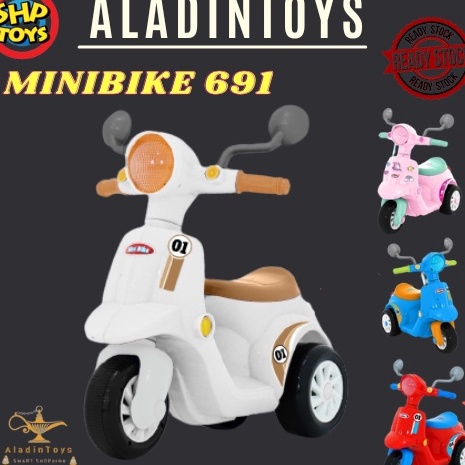 ✫Bht MAINAN ANAK/ MAENAN MOTORAN/ MINI BIKE MINIBIKE MOTOR VIRAL VEESPA MINI VESMET KEREN SHP TOYS S