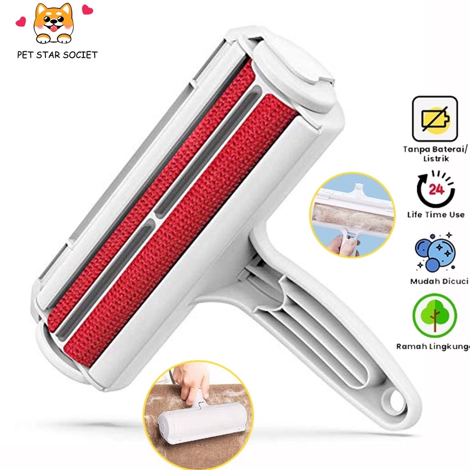 New Arrival sikat bulu kucing  Pembersih Bulu Kucing/Anjing PET HAIR REMOVAL yaitu Lint Roller Porta