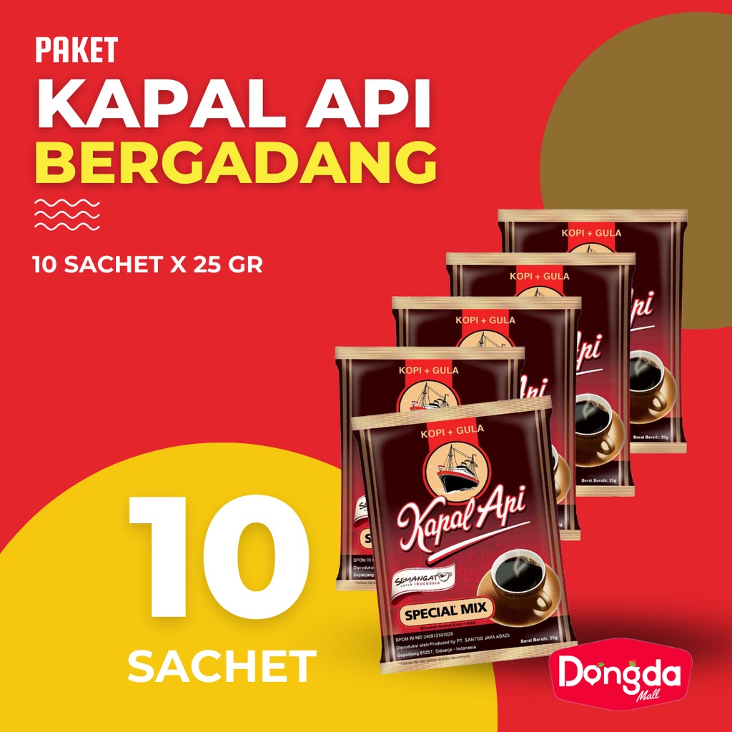 

DONGDA Paket Bergadang: Kopi Kapal Api sachet 10 pcs