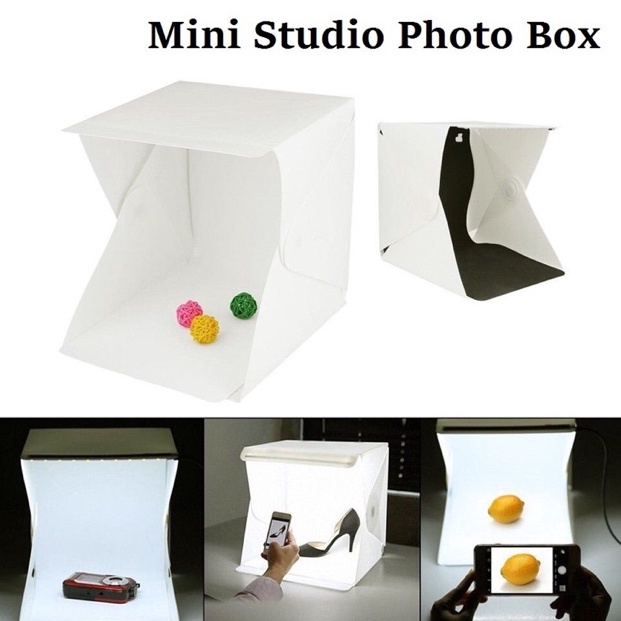 SALE TERBATAS Mini Photo Studio Termasuk Lampu LED Light Box Mini Foto Studio Kecil Small Studio Pot