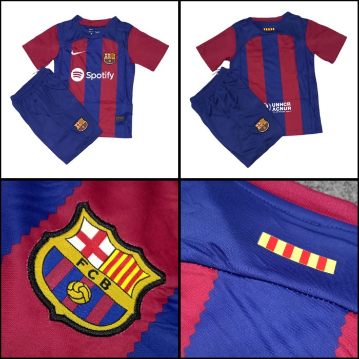 Bestseller Setelan Bola Anak Barcelona / Jersey Anak Barcelona Import