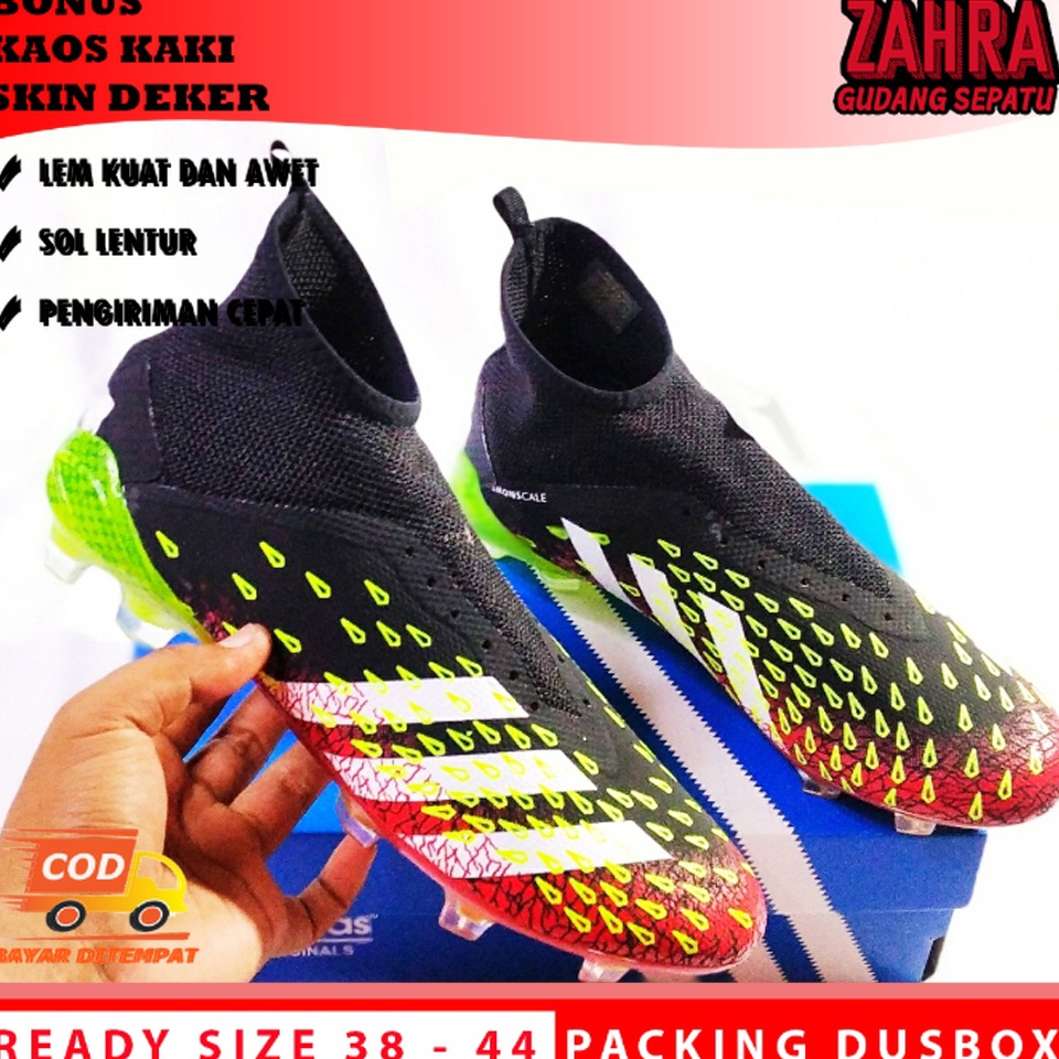 NEW STOCK Sepatu bola adidas predator baru 2022 bonus kaos kaki deker