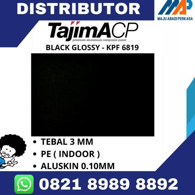 Acp Tajima Warna Black Glossy 3Mm