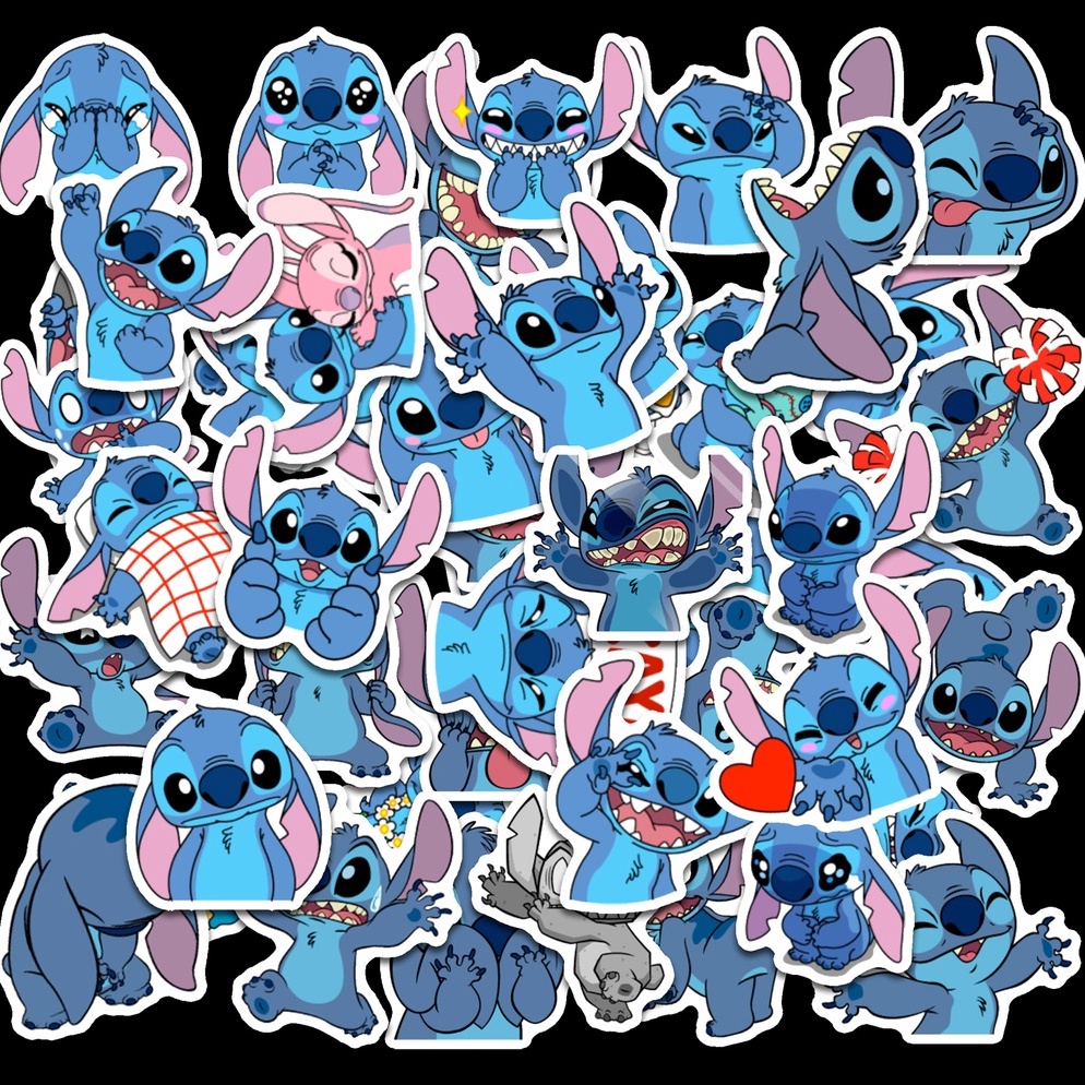 

V0H9J 50 PSC STICKER STITCH UNTUK HP LAPTOP TUMBLER SEPEDA NOTE BOOK DLL STIKER 86