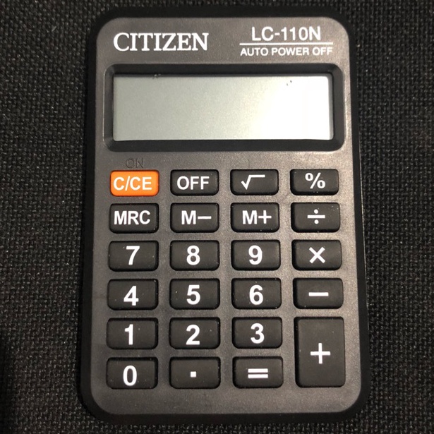 

71 Citizen Kalkulator / Calculator mini LC-110N 3992
