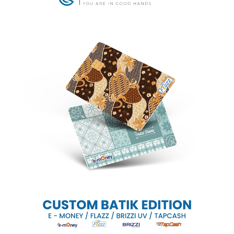 Terlaris eMoney / Brizzi / E-Money / Flazz Gen 2/ eToll/ TapCash / E-Toll Mandiri Custom Edition BAT
