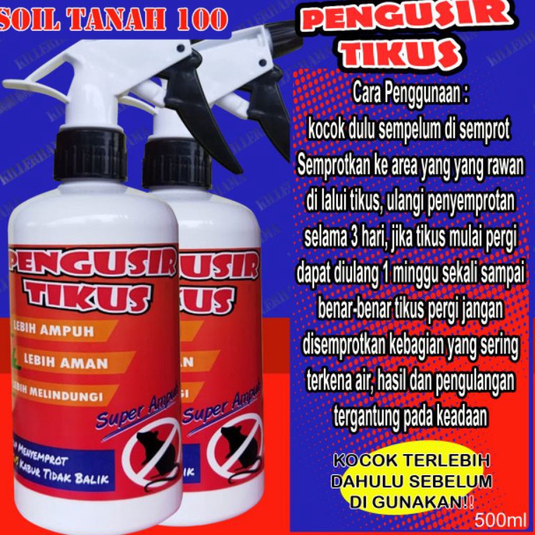 BIG SALE Gun Killer Pengusir Tikus Spray 500ML Anti Tikus Rumah Dan Mobil Rat Repellent Cairan Anti 