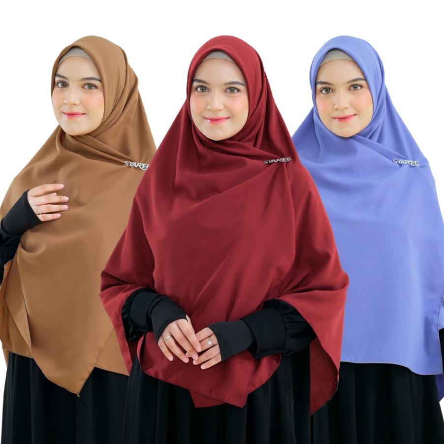 Harga Heboh Alifa 130 | BEST SELLER ORIGINAL Jilbab Segi Empat Syari Hijab Syar i Neci Panjang Lebar