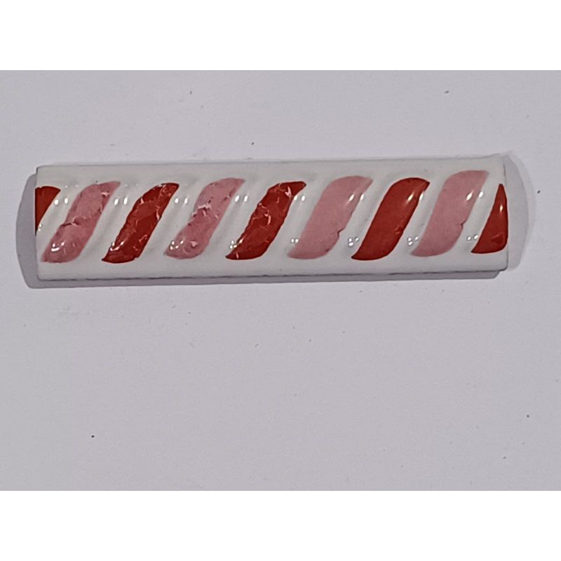 Kuku macan keramik Relief Putih Pink Maroon dan Relief Putih Hitam Biru panjang 10cm