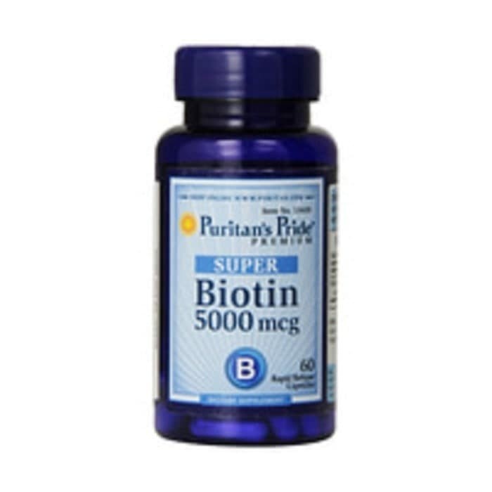 PURITAN S PURITAN PRIDE SUPER BIOTIN 5000MCG 5000 MCG 60 SOFTGELS
