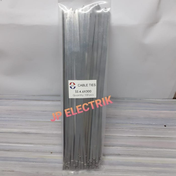 

Bestseller Kabel Ties Stainless Ss 4.6 X 300Mm @100Pcs