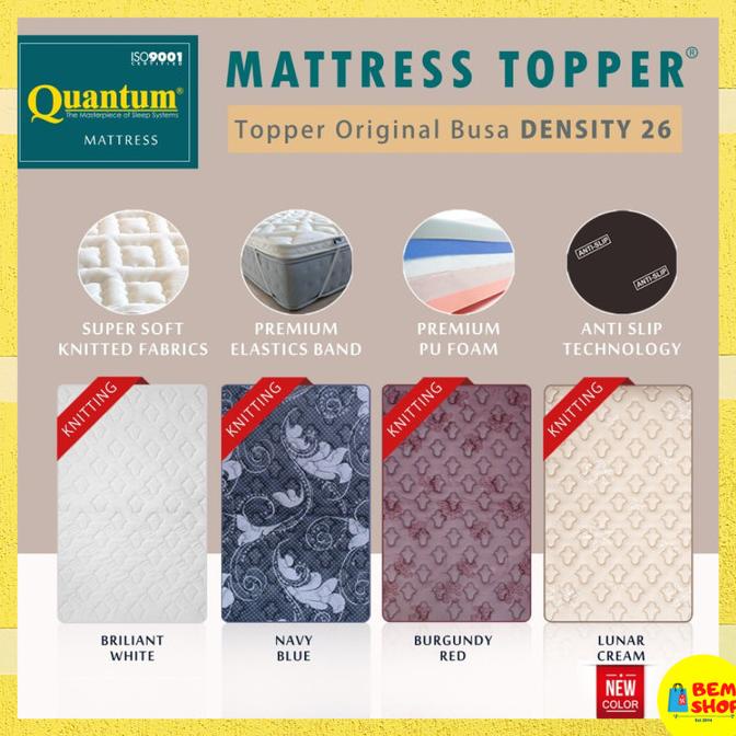 Quantum Mattress Topper 6cm / Alas Springbed / Alas Kasur - BEMSHOP