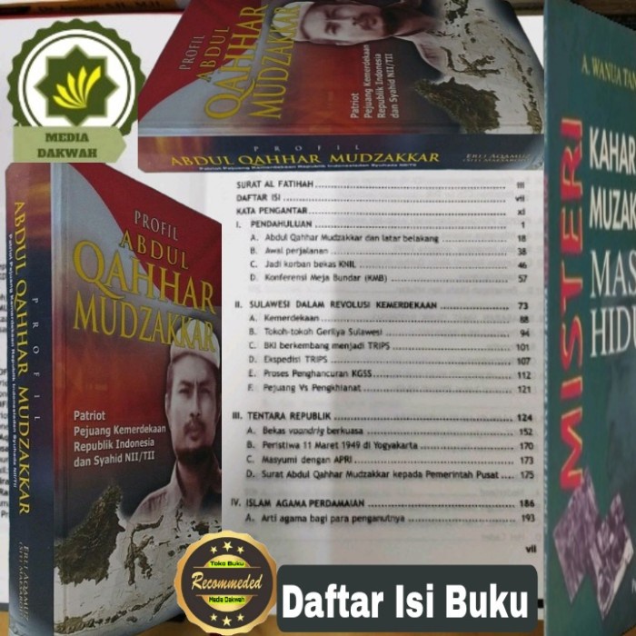 HOT SALE BUKU BIOGRAFI ABDUL QAHHAR MUDZAKKAR PATRIOT PEJUANG KEMERDEKAAN NKRI TERMURAH