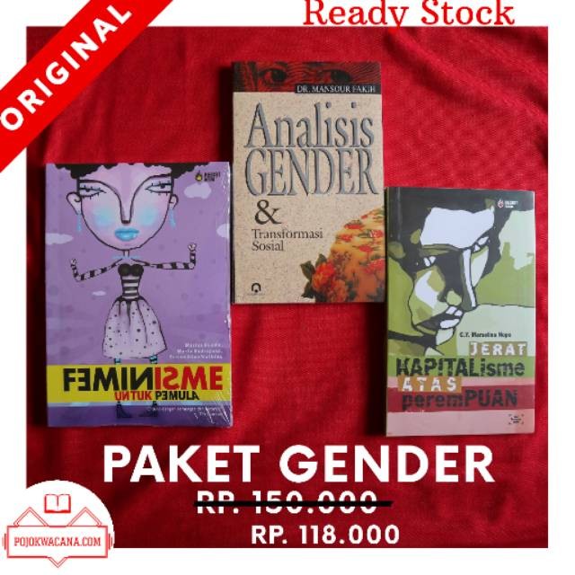DISKON SPESIAL ORIGINAL - PAKET ANALISIS GENDER, FEMINISME UNTUK PEMULA, DAN JERAT TERBARU