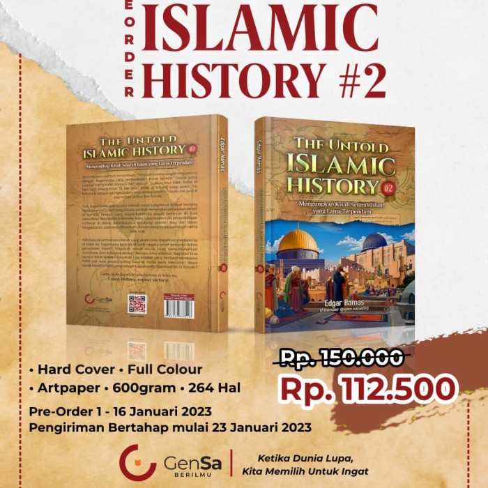 FLASH SALE THE UNTOLD ISLAMIC HISTORY 2 TERBARU