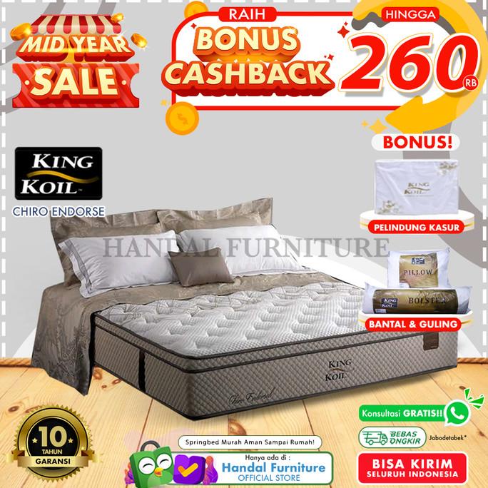 King Koil Hanya Kasur Spring Bed Chiro Endorsed 100 x 200