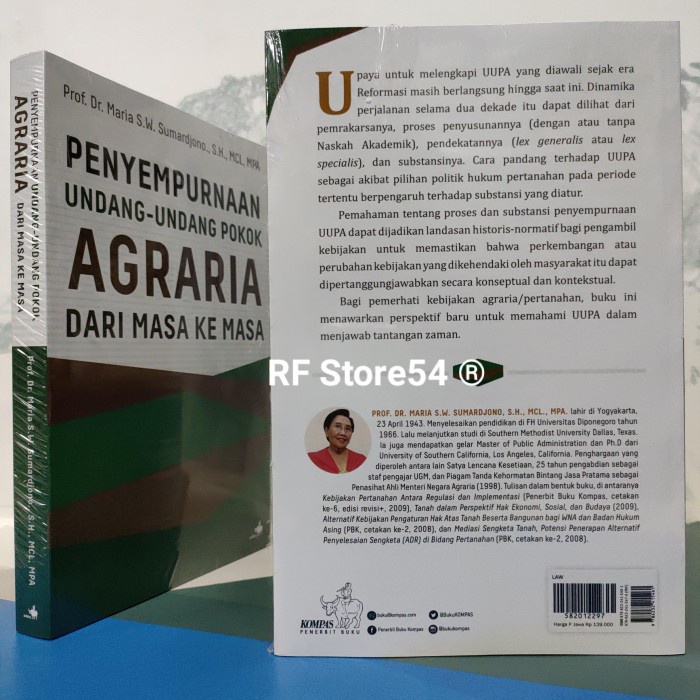 HOT SALE BUKU PENYEMPURNAAN UNDANG-UNDANG POKOK AGRARIA DARI MASA TERLARIS