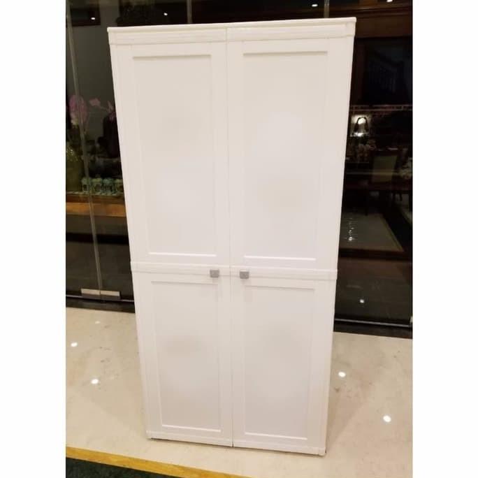 LEMARI PLASTIK CLUB SPECTRA LARGE PREMIUM QUALITY - PUTIH / SLCHD