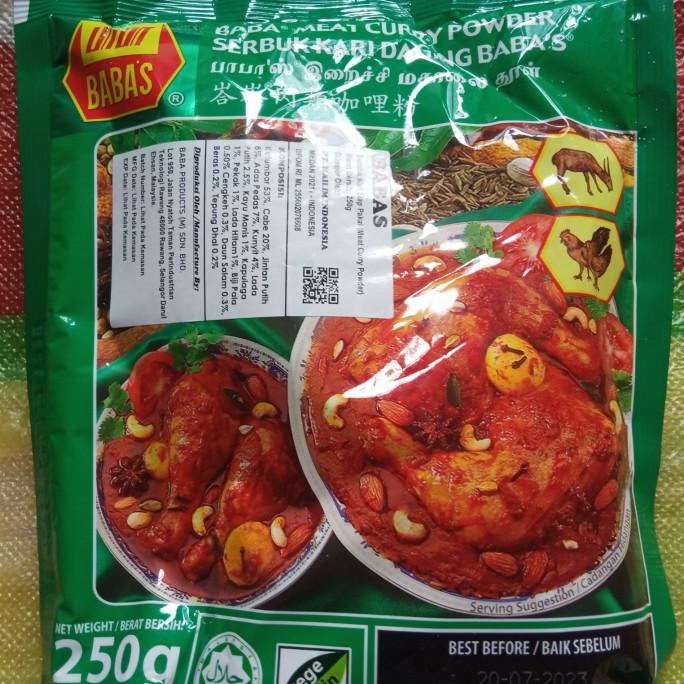 

,,,,,,,] babas meat curry powder 250gr serbuk kari