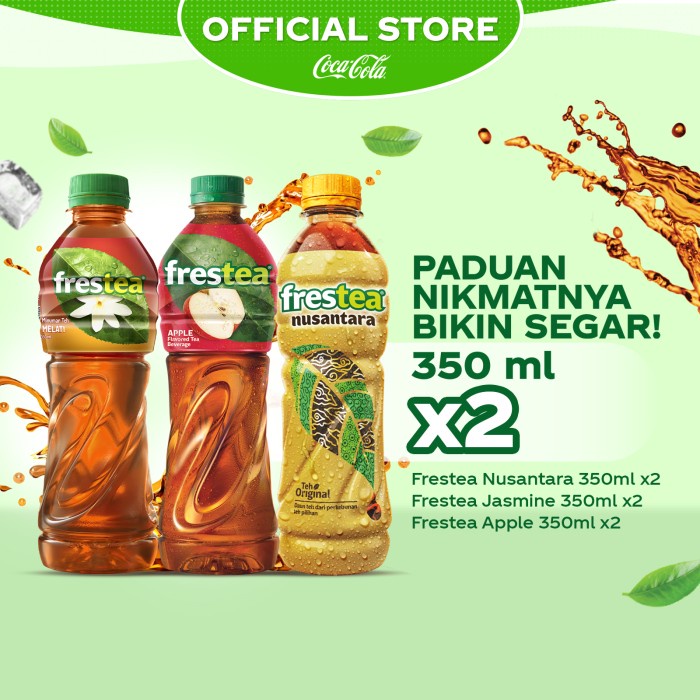 

Frestea Nusantara + Jasmine + Apple - Minuman Teh - Botol 350ml x2