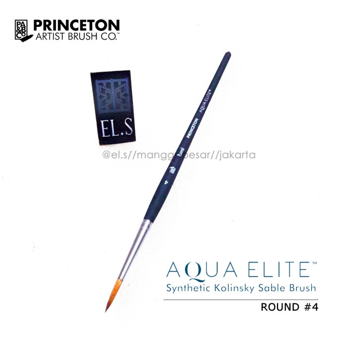 

Terlaris Princeton Aqua Elite Brush Round 4 (Kuas Lukis)