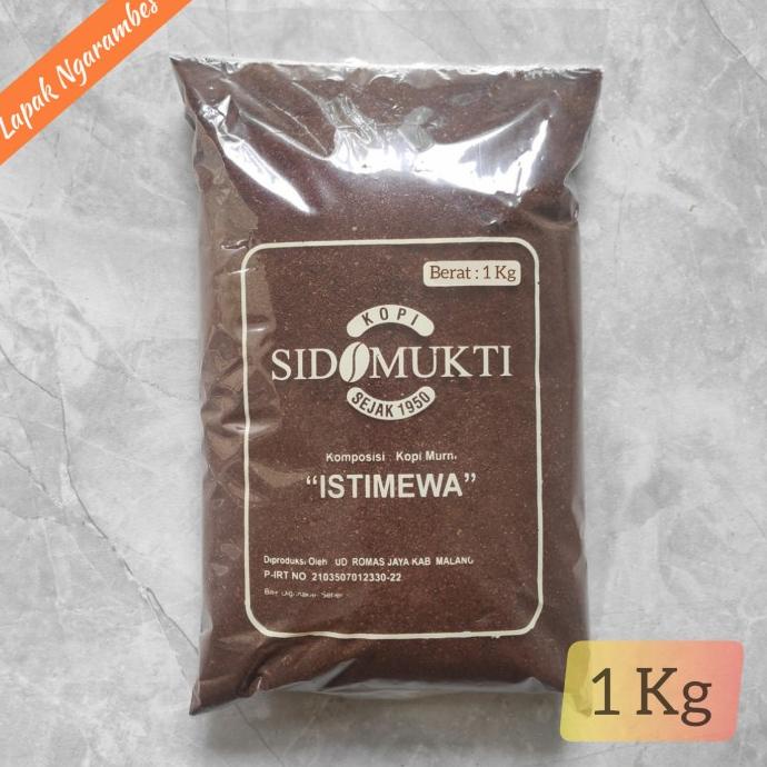 

Open DS] Kopi Sidomukti Bubuk Khas Malang Kopi Legendaris Sido Mukti Asli 1 Kg