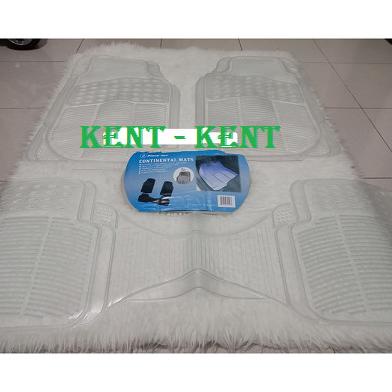 Promo Karpet Karet 3 Potong Transparan Bening Mobil Calya/Sigra
