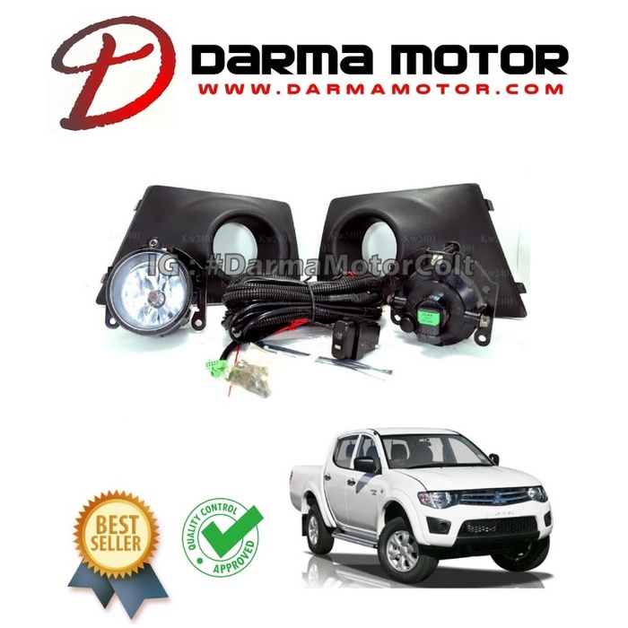 FOGLAMP TRITON GLS GLX HDX MITSUBISHI 2008-2014 murmer