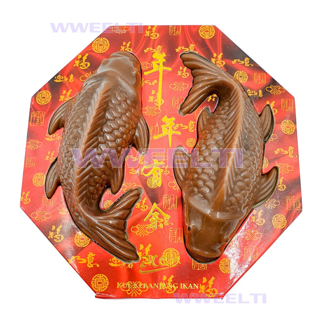 

' aceh kue keranjang imlek dodol cina nian gao double ikan koi 700gr