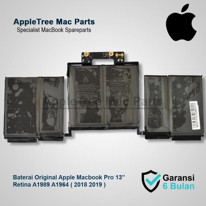 Baterai Original Apple Macbook Pro 13 A1989 A1964 / 2018 2019