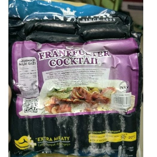 

sosis kanzler cocktail frankfuter 500gr