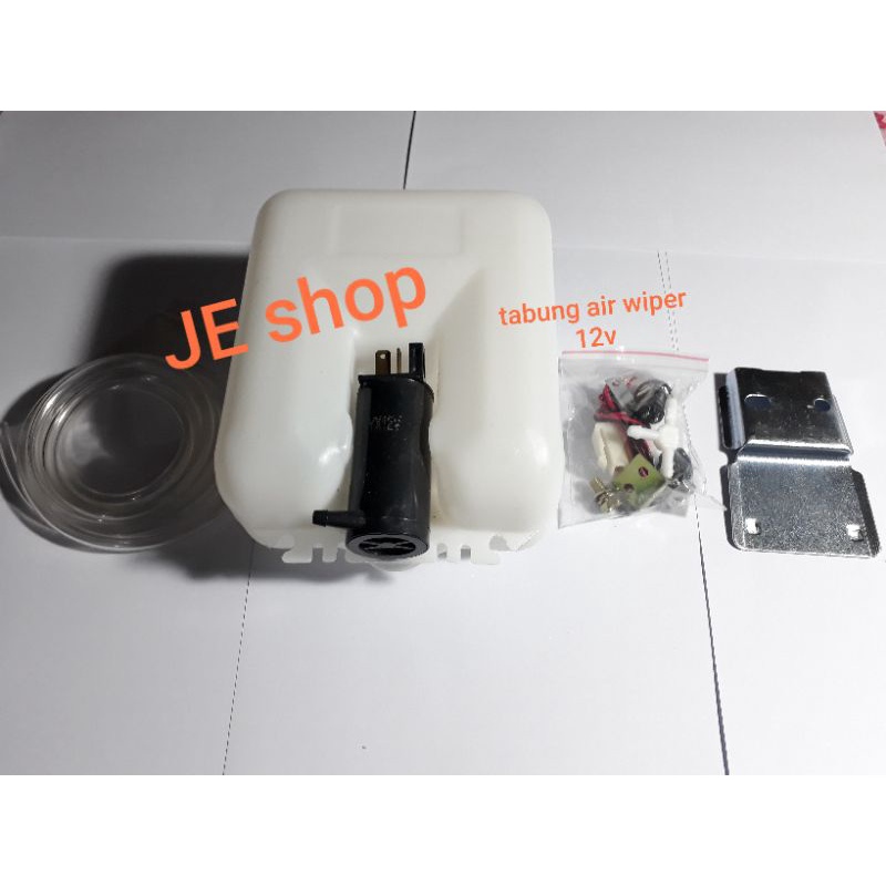 Tabung air wiper set komplit -12v( kijang LGX,kijang super,7K,5K)