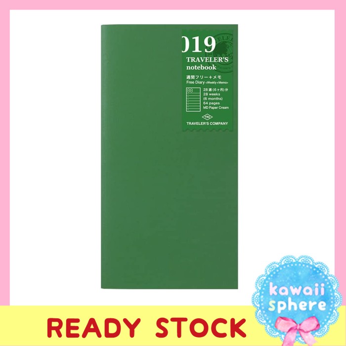 

Terlaris Midori Travelers Notebook 019 Regular Size Weekly Insert