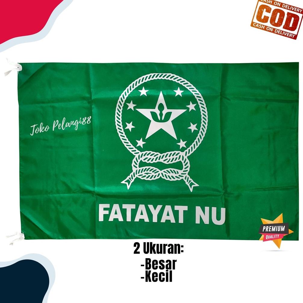 Terlaris Bendera Fatayat Nu Sablon Murah Besar Dan Kecil 80X120Cm