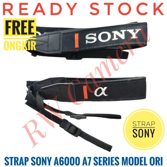 Strap Sony A6000 A7 A7Ii A7Iii Tali Kamera A6300 A6400 Model Ori Asli
