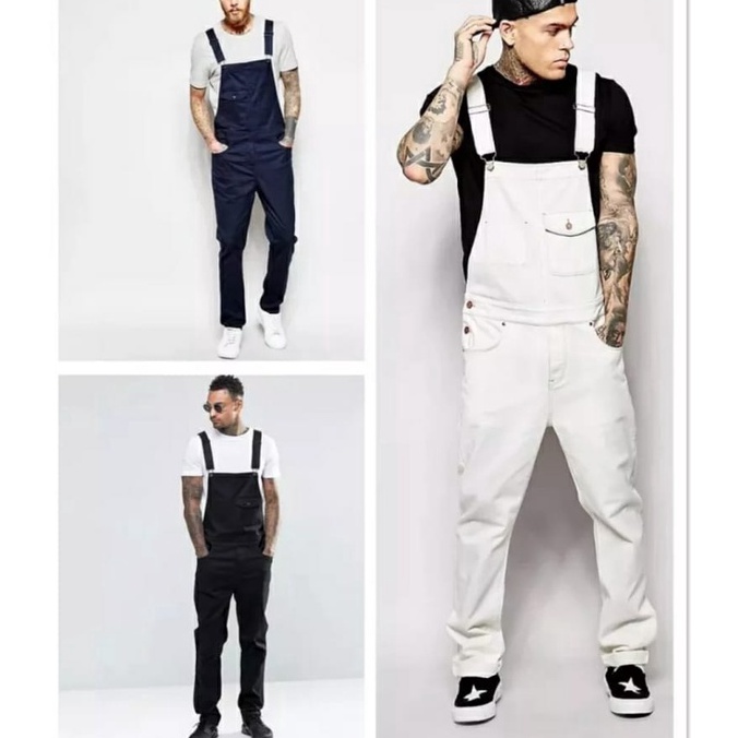 kodok overall celana kodok kantong kecil gs  pria wanita ✱