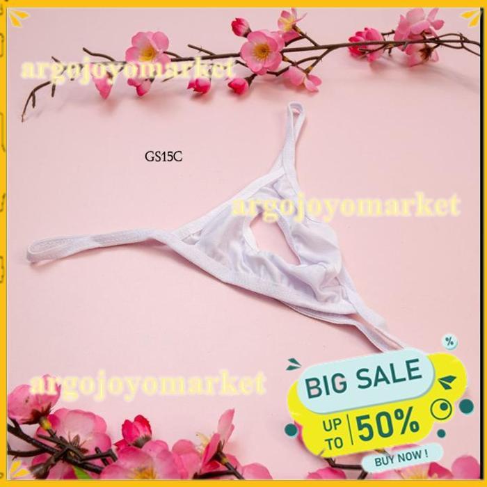 UNDERWEAR PRIA CELANA DALAM THONG SEXYMOTIF GAJAH PUTIH GS15C BAHAN BERKUALITAS