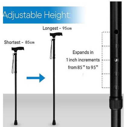 Tongkat Alat Bantu / Tongkat Jalan / Alat Bantu Jalan Kaki 1 Tapak