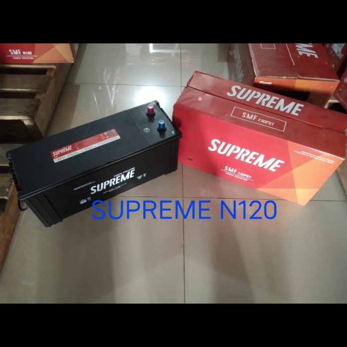 Aki accu kering mf N120 N-120 SUPREME 120Ah best deal