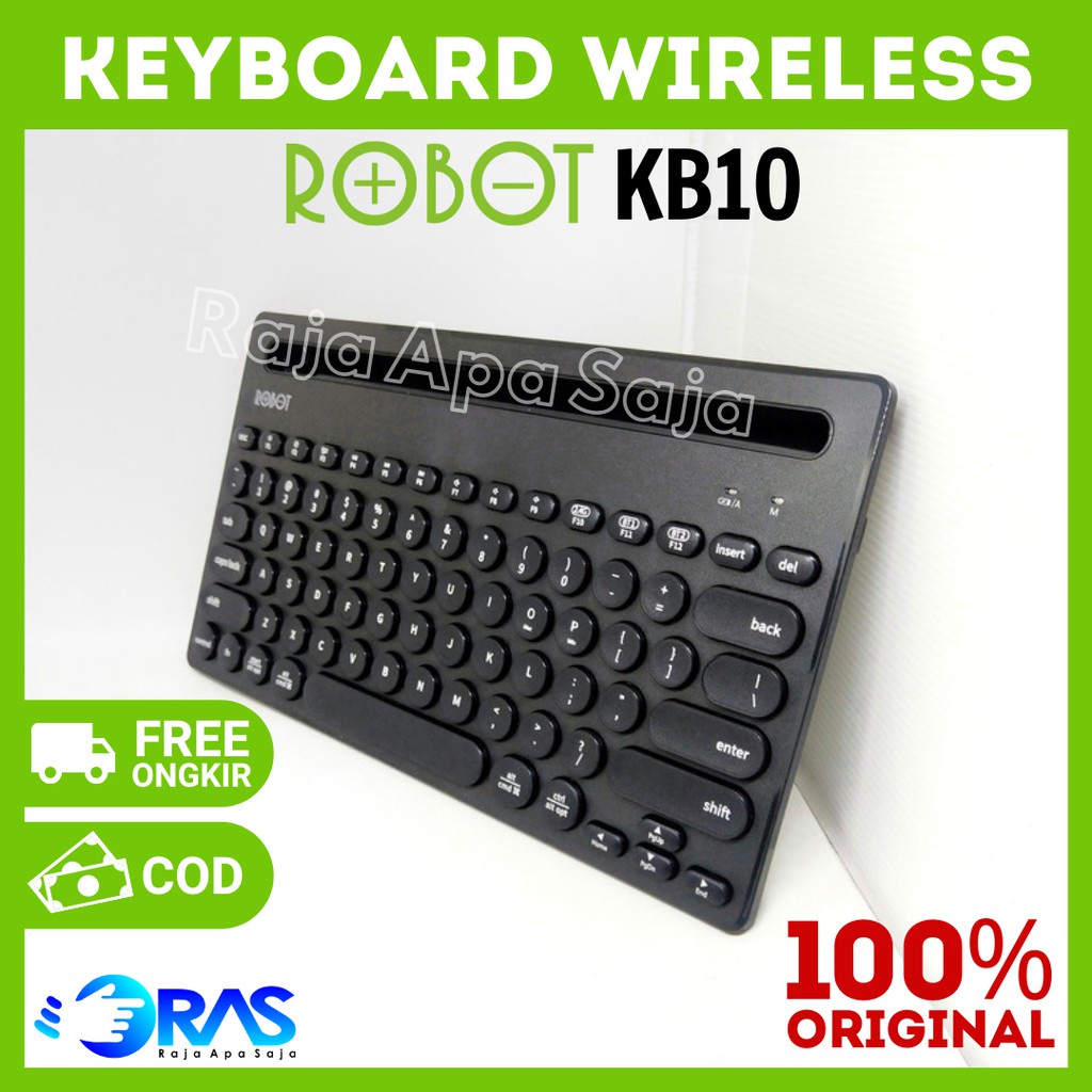 Keyboard Wireless Bluetooth Kb10 - Keybord Kibord Kiboard Wireles Tanpa Kabel Hp Android