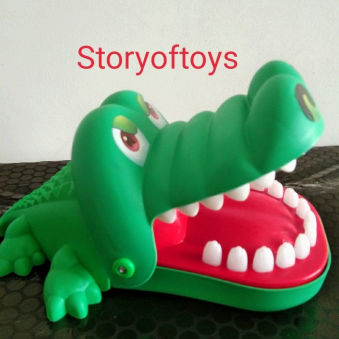 Terlaris Mainan Crocodile Dentist Family Game Big Size Buaya Gigit Lucu